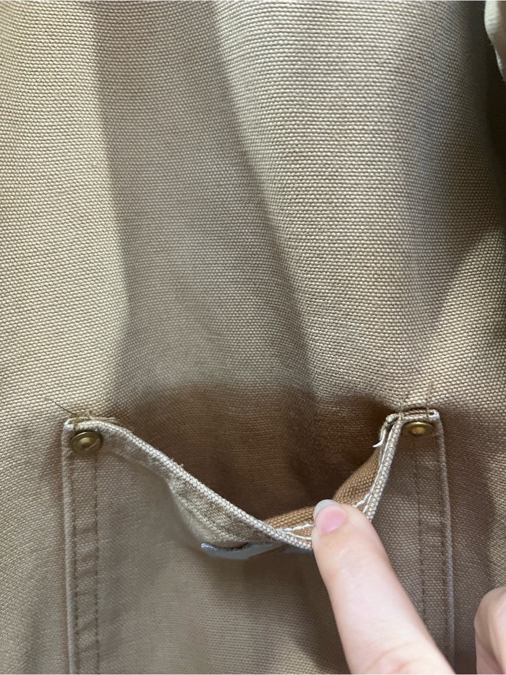 Vintage Carhartt Detroit Wool Lined Chore Coat - Picture 4 of 7